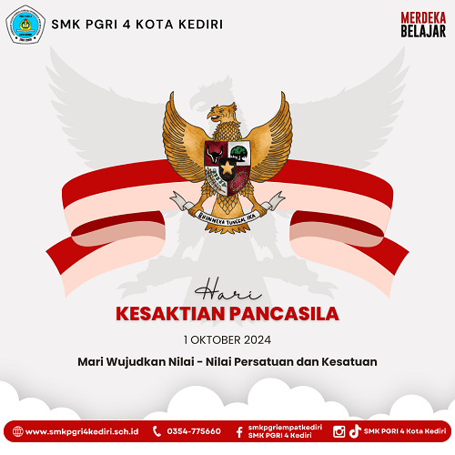 Merah Modern Hari Kesaktian Pancasila Instagram Post